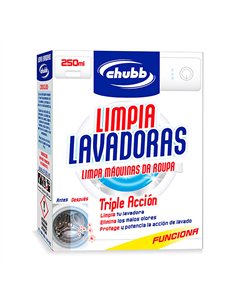 Limpia lavadoras triple acción 250 ml