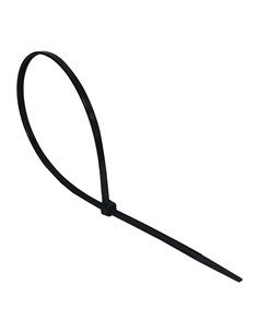 Brida nylon 3,6 x 140 mm negra, 100 uds