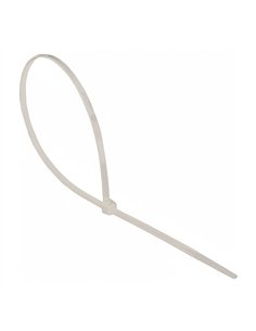 Brida nylon 7,6 x 200 mm natural, 100 uds