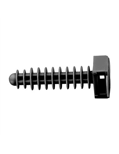 Taco para brida ø8 mm negro, bolsa 100 uds