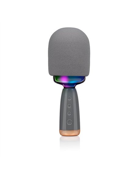 Micrófono karaoke con altavoz, 5 w 7,5 x 7,5 x 22 cm