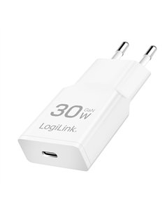 Cargador 30 w usb-c blanco