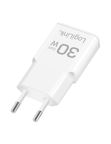 Cargador 30 w usb-c blanco