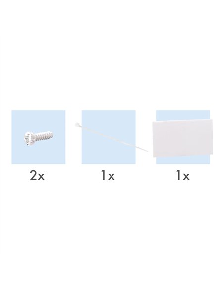 Caja de superficie 2 conectores rj45 cat. 6a apantallado