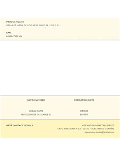 Grasa de jabón de litio, arga complex litio 2, 400 g 2