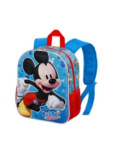 Mochila 3d pequeña mickey mouse house 8,5 l