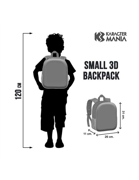 Mochila 3d pequeña los vengadores massive 8,5 l