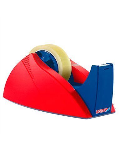 Portarollos easy cut rojo / azul para rollos de 66 m