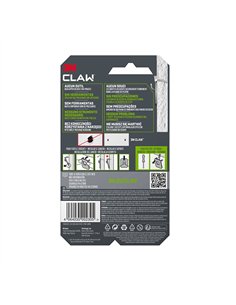 Gancho para paredes de yeso, 11 kg, 27 x 31,5 x 4 mm, 2 uds 2