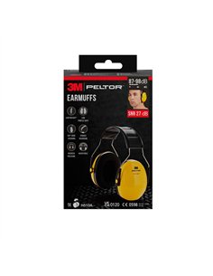 Protector auditivo acolchado (87-98 db). snr: 27db, amarillo 2