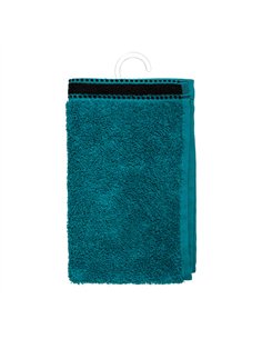 Toalla baño premium color verde petrol 30x50cm