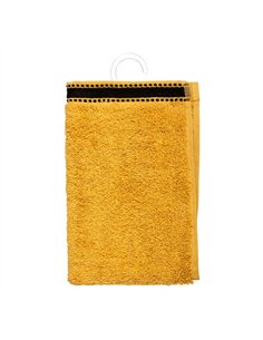 Toalla baño premium color mostaza 30x50cm