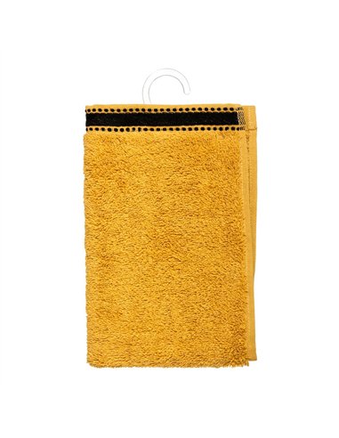 Toalla baño premium color mostaza 30x50cm