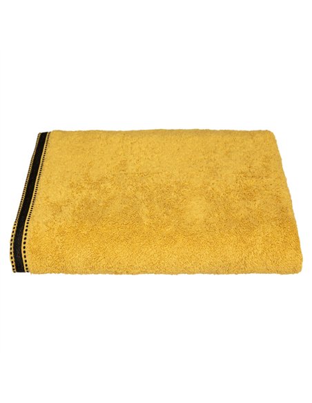 Toalla baño premium color mostaza 100x150cm