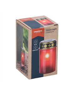 Vela para difuntos (cementerio) con luz led solar 2