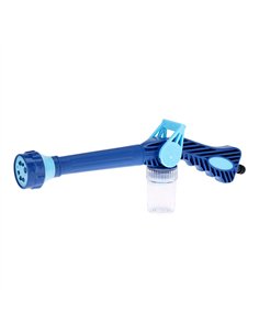 Pistola de agua, 8 funciones con depósito para jabón, 13 x 41 x 5 cm