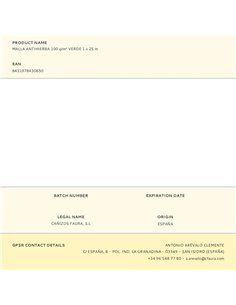 Malla antihierba 100 g/m² verde 1 x 25 m 2