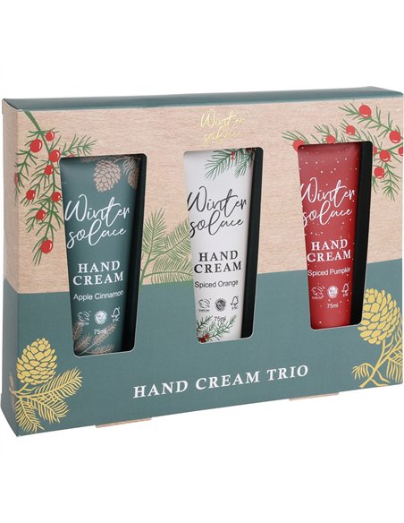 Set para cuidado de manos winter solace, 3 piezas