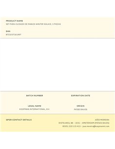 Set para cuidado de manos winter solace, 3 piezas 2