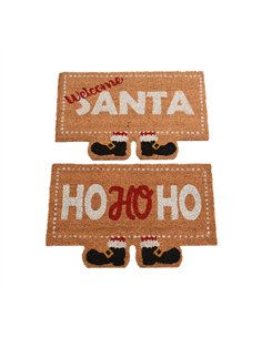 Felpudo santa claus, 60 x 40 x 1,5 cm, 2 modelos