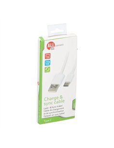 Cable usb-a a usb-c 1,2 m blanco 2