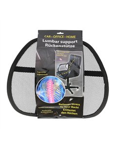 Soporte lumbar de malla 40 x 38 x 15 cm