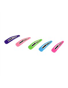 Clips de colores para el pelo 4,8 cm 10 uds