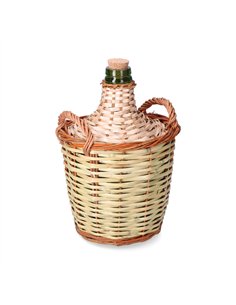 Garrafa caña y mimbre 4l.