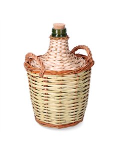 Garrafa caña y mimbre 8l.