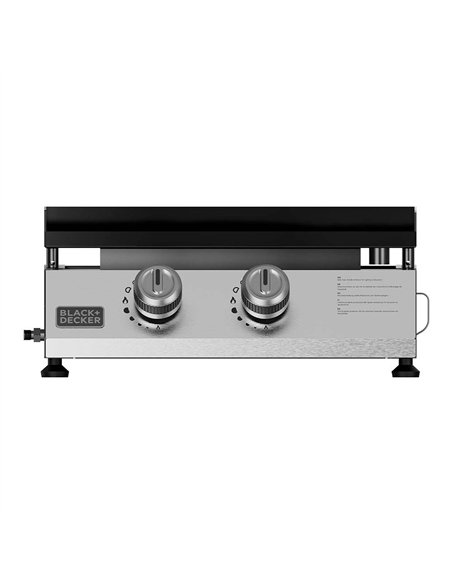 Plancha de gas bxop4900e con 2 quemadores