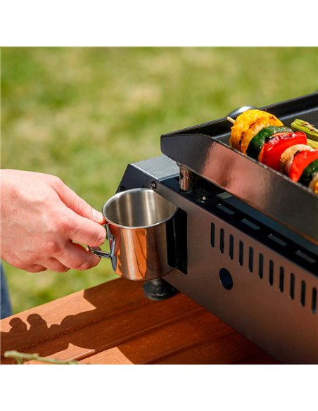 Plancha de gas bxop4900e con 2 quemadores