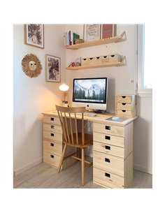 Tablero madera maciza de pino, 120x60x1,8cm astigarraga 2