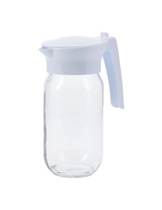 Jarra de cristal con tapa 1 l