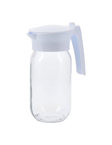 Jarra de cristal con tapa 1 l
