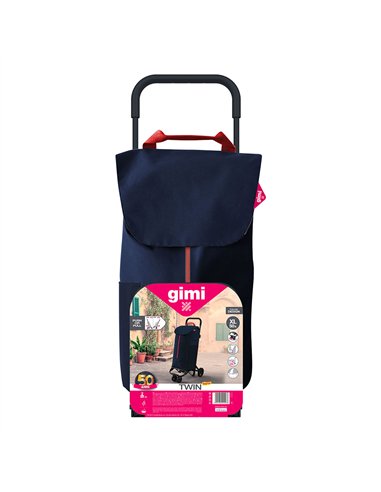 Carro de la compra twin azul 50 l