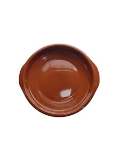 Cazuela clasica de barro con asas ø10 cm