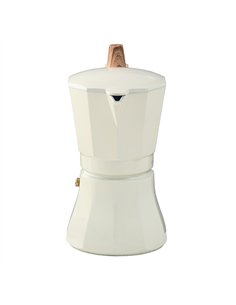 Cafetera petra crema de aluminio de 6 tazas 2