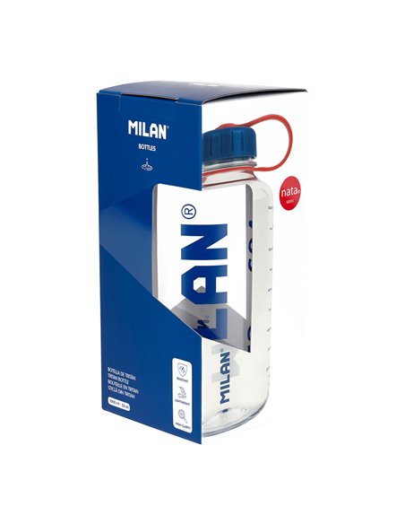 Botella de tritán 1 l " nata 624" transparente