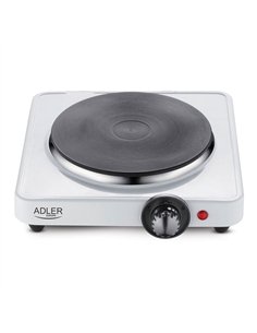 Cocina eléctrica un quemador 1500 w blanca, 25 x 28 x 7 cm