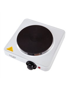 Cocina eléctrica un quemador 1500 w blanca, 25 x 28 x 7 cm 2