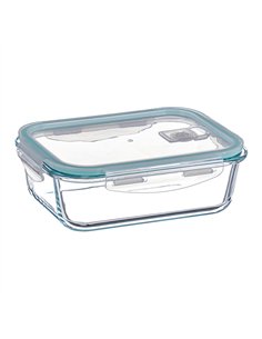 Fiambrera borosilicato rectangular hermética 630 ml