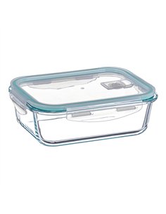Fiambrera borosilicato rectangular hermética 1520 ml