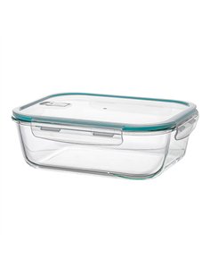 Fiambrera borosilicato rectangular hermética 2250 ml
