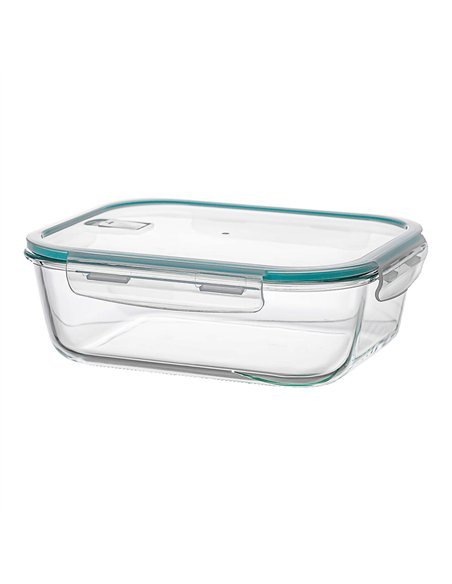 Fiambrera borosilicato rectangular hermética 2250 ml