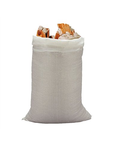 Saco de rafia blanco 50 x 80 cm