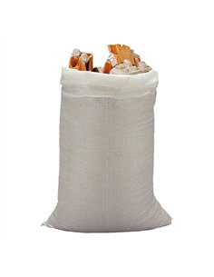 Saco de rafia blanco 60 x 100 cm