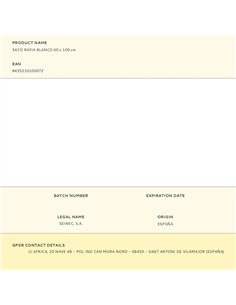 Saco de rafia blanco 60 x 100 cm 2