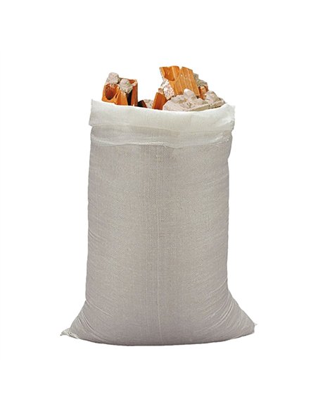 Saco de rafia blanco 60 x 100 cm, 10 uds