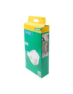 Pack 2 mascaras proteccion respiratoria ffp2 nr d 4945000 wolfcraft 2