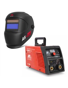 Equipo de soldadura super plus 200 b + máscara as-one